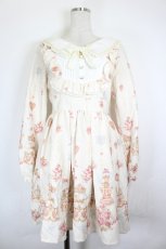画像1: LIZ LISA / スノードーム柄ワンピース  ピンクＸ白 I-26-06-16-064-LO-OP-SA-ZI (1)