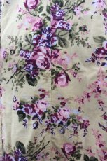 画像3: LAURA ASHLEY / 花柄コーデュロイワンピース  ベージュ I-26-06-16-078-LO-OP-TE-ZI (3)