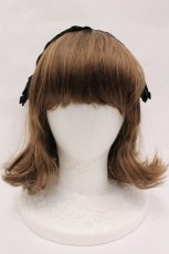 画像2: m petit by misako / TT*AMヘッドドレス  黒 I-26-06-16-105-LO-AC-SA-ZI (2)