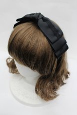 画像1: m petit by misako / NINA'S コラボカチューシャ  黒 I-26-06-16-108-LO-AC-SA-ZI (1)