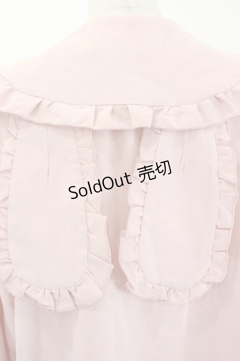 画像5: DearMyLove / フリルたっぷりうさ耳ロリータブラウス 3L ピンク I-26-06-16-001-GO-BL-SA-ZI (5)