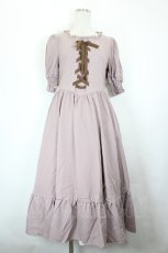 画像1: m petit by misako / AMレースアップワンピース S ピンク I-26-06-18-045-LO-OP-SA-ZI (1)