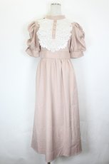 画像1: melume / makiコラボ/レースヨークワンピース M 中桃 I-26-06-18-054-LO-OP-TE-ZI (1)