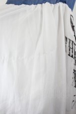 画像4: GHOST of HARLEM / シフォン切替ノースリーブシャツワンピース  青Ｘ白Ｘ黒 I-26-06-18-064-PU-OP-SA-ZI (4)