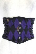 画像1: ATELIER PIERROT / Diamond Circus Corset  パープル I-26-06-18-096-EL-SK-TE-ZI (1)