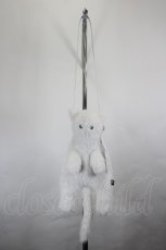 画像1: ATELIER PIERROT / Noir Neko Shoulder Bag  白Ｘ青 I-26-06-18-105-EL-BG-SA-ZI (1)