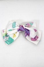 画像1: Angelic Pretty / Fancy Candyバレッタ  白 I-26-06-18-116-AP-AC-SA-ZI (1)