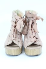 画像1: axes femme / レースアップブーサン L ブラウン I-26-06-18-129-AX-SH-SA-ZI (1)