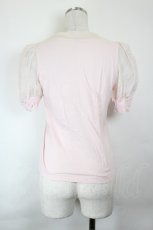 画像2: MILK / 袖シアーリボンタイ付きトップス  ピンク I-26-06-18-015-ML-TO-TE-ZI (2)