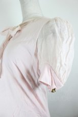 画像3: MILK / 袖シアーリボンタイ付きトップス  ピンク I-26-06-18-015-ML-TO-TE-ZI (3)