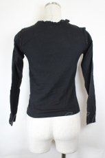 画像2: MILK / メッシュレースTee  黒 I-26-06-18-019-ML-TO-TE-ZI (2)