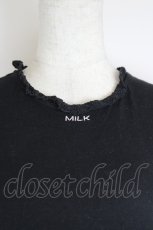 画像3: MILK / メッシュレースTee  黒 I-26-06-18-019-ML-TO-TE-ZI (3)