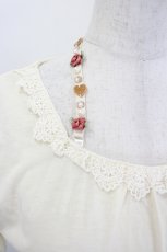 画像4: axes femme / プチローズストラップインナートップス  生成り I-26-06-21-037-AX-TO-TE-ZI (4)