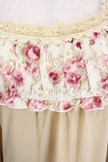 画像5: axes femme / 薔薇レースインナープルオーバー  ベージュ I-26-06-21-049-AX-TO-TE-ZI (5)