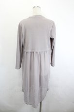 画像2: axes femme / /シアー切替ロングカーディガン  グレージュ I-26-06-21-058-AX-TO-TE-ZI (2)