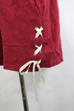画像5: Secret Honey / SECRET BUNNYバックプリント ロングTシャツ  赤 I-26-06-21-060-CA-TO-TE-ZI (5)