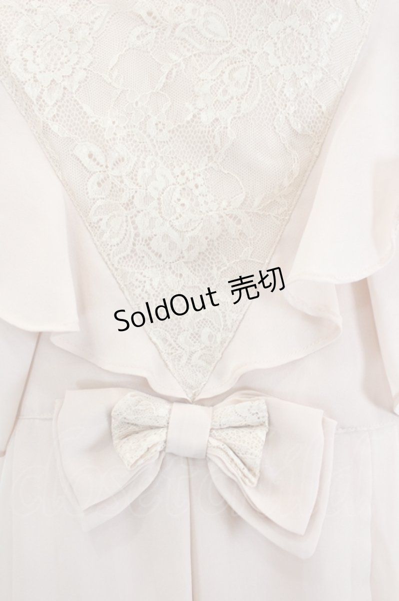 画像6: axes femme / バックレース切替シフォンワンピース  ピンク I-26-06-21-074-AX-OP-TE-ZI (6)