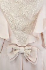 画像6: axes femme / バックレース切替シフォンワンピース  ピンク I-26-06-21-074-AX-OP-TE-ZI (6)