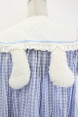 画像6: Dear My Love / シナモロールワンピース M サックスチェック I-26-06-21-077-LO-OP-SA-ZI (6)