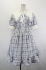 画像1: DearMyLove / シナモロールコラボ シナモロール学園ワンピース M グレーチェック I-26-06-21-079-GO-OP-SA-ZI (1)