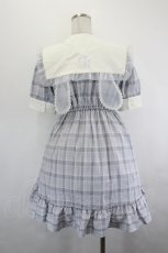 画像3: DearMyLove / シナモロールコラボ シナモロール学園ワンピース M グレーチェック I-26-06-21-079-GO-OP-SA-ZI (3)