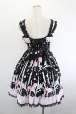 画像3: Angelic Pretty / Sugary Carnivalジャンパースカート  黒 I-26-06-21-086-AP-OP-TE-ZI (3)