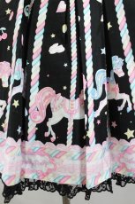 画像6: Angelic Pretty / Sugary Carnivalジャンパースカート  黒 I-26-06-21-086-AP-OP-TE-ZI (6)