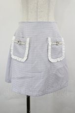 画像1: Ank Rouge / フリルポケット台形スカート M ブルー I-26-06-21-091-CA-SK-TE-ZI (1)