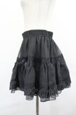 画像2: DARK IN LOVE / はしごリボンレーススカート  黒 I-26-06-21-093-PU-SK-TE-ZI (2)