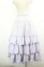 画像3: PINK HOUSE / フリル使いローンスカート  ラベンダー I-26-06-21-096-LO-SK-SA-ZI (3)