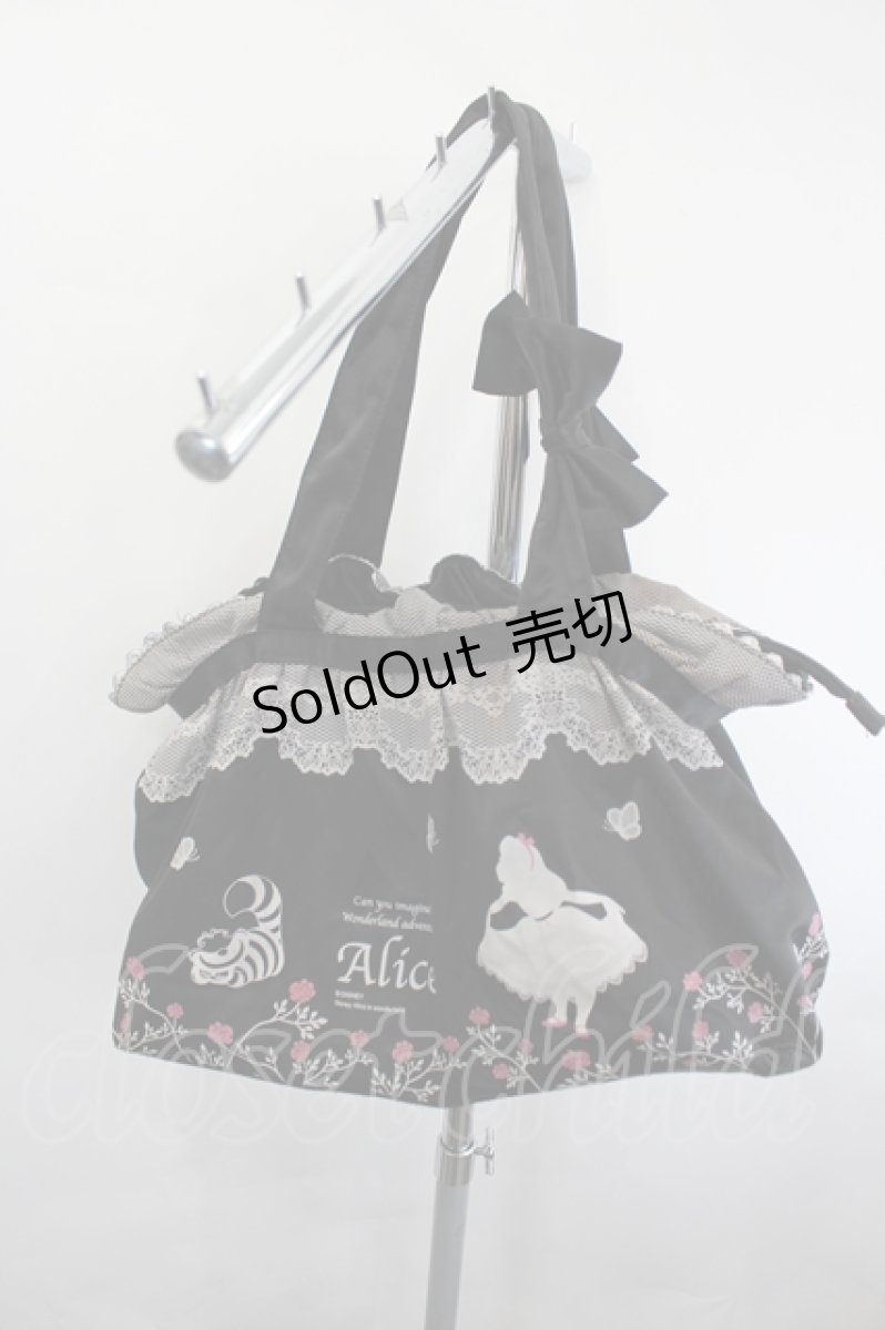 画像2: axes femme / DISNEYコラボアリスバッグ  黒 I-26-06-21-122-AX-BG-TE-ZI (2)