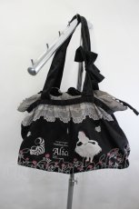 画像2: axes femme / DISNEYコラボアリスバッグ  黒 I-26-06-21-122-AX-BG-TE-ZI (2)