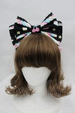 画像1: Angelic Pretty / Sugary Carnivalカチューシャ  黒 I-26-06-21-125-AP-AC-TE-ZI (1)