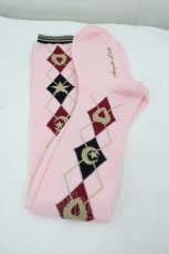 画像1: Angelic Pretty / Schoolアーガイルオーバーニー  ピンク I-26-06-21-127-AP-ZA-TE-ZI (1)