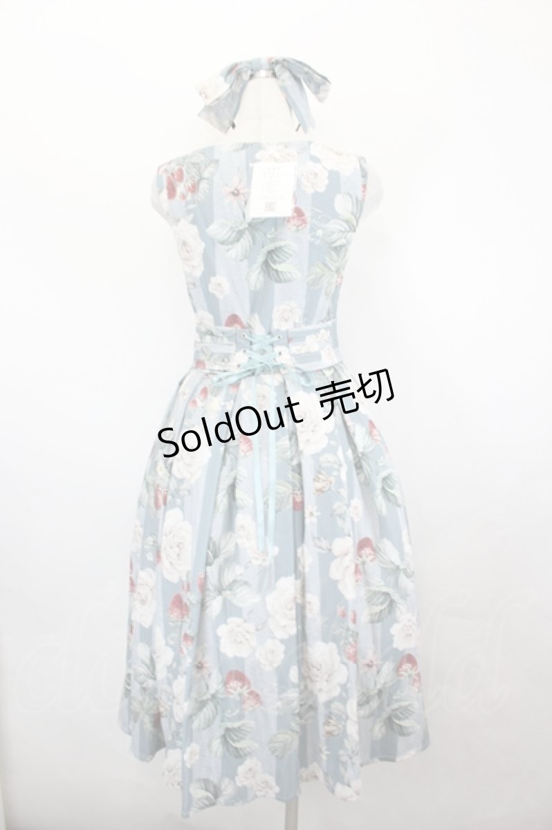 画像3: Forest Wardrobe 森林衣樹 / 森林のかご2.0 花柄ジャンパースカートセット 白ばら＆いちご Sサイズ I-26-06-23-039-LO-OP-SA-ZI (3)