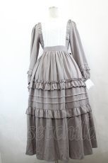 画像1: axes femme kawaii / アンティークドールワンピース M グレー I-26-06-23-043-AX-OP-SA-ZI (1)