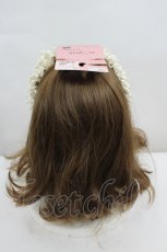 画像3: m petit by misako / TT*AMレースカチューシャ  白 I-26-06-23-076-LO-AC-SA-ZI (3)