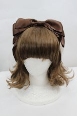 画像1: LOLITAその他(お買取対象外) / リボンカチューシャ  ブラウン I-26-06-23-077-LO-AC-SA-ZI (1)