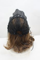 画像3: LOLITAその他(お買取対象外) / 蝙蝠デザインボンネット  黒 I-26-06-23-081-LO-AC-SA-ZI (3)