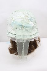 画像3: LOLITAその他(お買取対象外) / 鈴蘭モチーフレースフリルハット  グリーン I-26-06-23-098-LO-AC-SA-ZI (3)