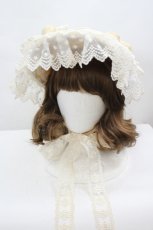 画像1: Alice Girl / ローズモチーフチュール重ねハット  アイボリー I-26-06-23-101-LO-AC-SA-ZI (1)