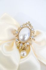 画像3: LOLITAその他(お買取対象外) / パールカメオリボンブローチ  黒 I-26-06-23-115-LO-AC-SA-ZI (3)