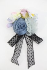 画像1: LOLITAその他(お買取対象外) / フラワーモチーフクリップ  紺Ｘ紫 I-26-06-23-120-LO-AC-SA-ZI (1)