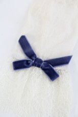 画像3: LULLABU / レースリボングローブ  アイボリーＸネイビー I-26-06-23-126-LO-ZA-SA-ZI (3)