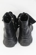 画像3: EATME / スニーカーソールショートブーツ 約24CM(外側採寸) 黒 I-26-06-23-129-LO-SH-SA-ZI (3)