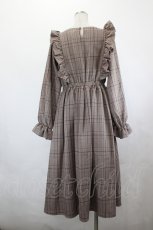 画像3: m petit by misako / チェックワンピース M ブラウン I-26-06-23-024-LO-OP-SA-ZI (3)