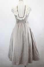 画像3: Grove Deer / ハイネックレースノースリーブワンピース S グレージュ I-26-06-23-032-LO-OP-SA-ZI (3)