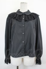 画像1: Melody BasKet / Melodyレース長袖ブラウス  黒 I-26-06-25-001-LO-BL-SA-ZI (1)