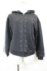 画像1: axes femme / ボリュームレース袖パーカー  黒 I-26-06-25-034-AX-TO-SA-ZI (1)
