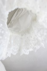 画像4: metamorphose / クラウンレース半袖ブラウス  白 I-26-06-25-003-ME-BL-SA-ZI (4)